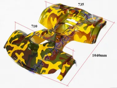 ATV keturračio kėbulo plastikinė apdaila YETI