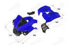 Plastic cover set with front grill for ATV quad bike WARRIOR