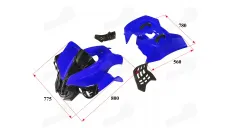 Plastic cover set with front grill for ATV quad bike WARRIOR