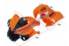 ATV keturračio plastikinė apdaila su grotelėmis WARRIOR