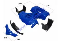 ATV keturračio plastikinė apdaila su žibintais ir pakojais YETI