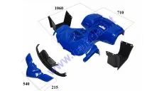 ATV keturračio plastikinė apdaila su žibintais ir pakojais YETI