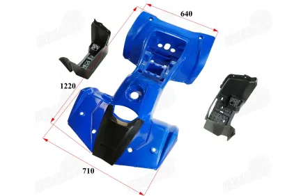Plastic cover for ATV quad bike fits TIGER PRO 1200W