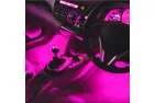 Automobilinis apšvietimas LED USB po kojomis valdomas programėle HappyLighting