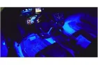 Car lighting USB under your feet is controlled by the remote control