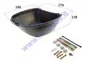 Trunk lower plastic part of electric scooter fits EPICO XZY