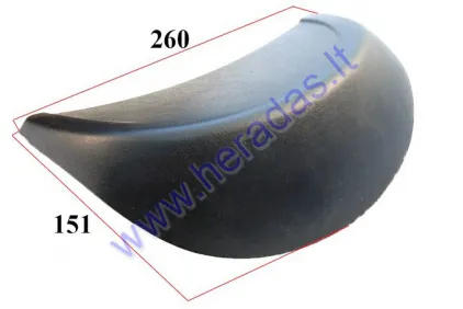 Trunk plastic trim for electric scooter fits EPICO XZY