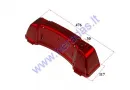 Upper plastic part of the trunk of electric tricycle MS03ROF with roof