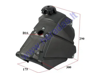 Universal fuel tank for motorcycle