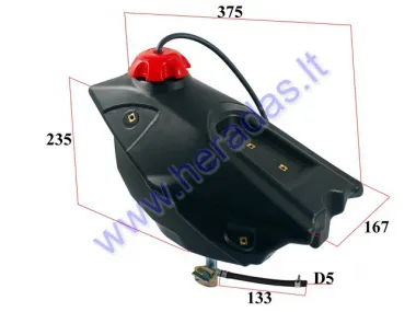 UNIVERSAL FUEL TANK FOR MOTORCYCLE, FITS TO MOTOLAND MTL250