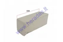 White polishing paste bar for metal