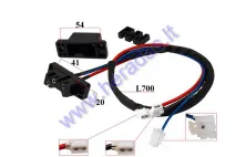 Battery socket with cord for electric scooter  L3.1