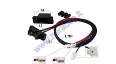 Battery socket with cord for electric scooter  L3.1