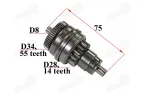 Bendex for scooter 14/55 teeth