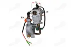 Benzininio generatoriaus su Honda varikliu  GX160 2.8KW GX200 170F pakeitimo komlektas į dujinį LPG NG