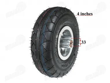 REAR WHEEL WITH TIRE FOR GASOLINE SCOOTER FITS GS4903