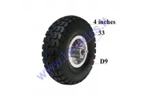 REAR WHEEL WITH TIRE FOR GASOLINE SCOOTER FITS GS4903