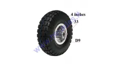 REAR WHEEL WITH TIRE FOR GASOLINE SCOOTER FITS GS4903