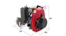 4-sroke 53cc engine set for motorized bicycle