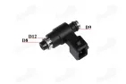 Gasoline injector with housing for scooter fits RUBI50, FLASH50