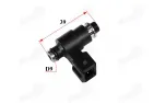 Gasoline injector with housing for scooter fits RUBI50, FLASH50