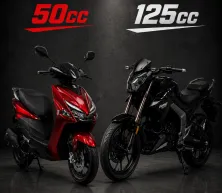 50cc ar 125cc motoroleris? Kokia kategorija?