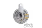 ELEKTRINIS SIGNALAS 12V, STANDARTINIS, CHROMUOTAS