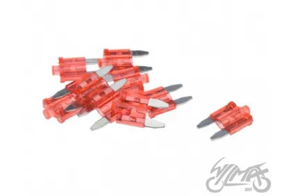MINI SAUGIKLIS PLOKŠTELINIS 10A SU LED, 10 VNT. PAKUOTĖ