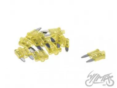 MINI SAUGIKLIS PLOKŠTELINIS 20A SU LED, 10 VNT. PAKUOTĖ