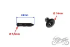 CLIP, FAIRING RIVET M7, 100PCS PACK
