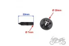 CLIP, FAIRING RIVET M8, 10PCS PACK