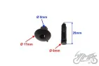 CLIP, FAIRING RIVET M8, 100PCS PACK