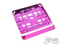 NUMBER PLATE FRAME FOR MOTORCYCLE PINK