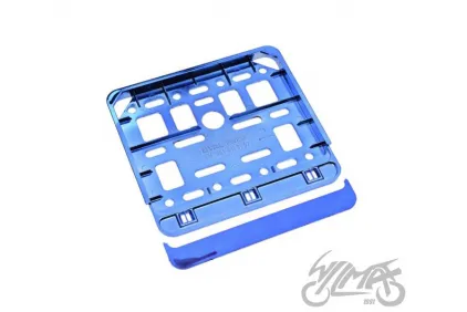 NUMBER PLATE FRAME FOR MOPED BLUE