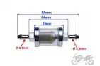 FUEL FILTER, ETAL, CHROME