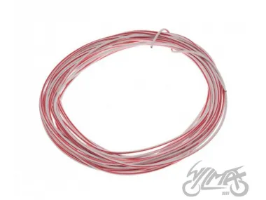 WIRE 1,00 mm 10 M, White/Red
