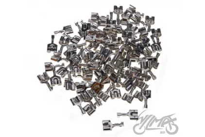 CONNECTOR END, FEMALE DOUBLE, 3.5mm ROUND, 100 pcs PACK