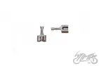 CONNECTOR END, FEMALE DOUBLE, 3.5mm ROUND, 100 pcs PACK