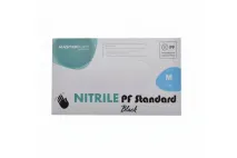 NITRILINĖS PIRŠTINĖS, MINKŠTOS, DYDIS M, JUODOS, 100 VNT.