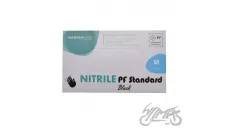 NITRILINĖS PIRŠTINĖS, MINKŠTOS, DYDIS M, JUODOS, 100 VNT.