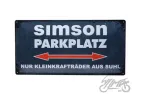 NAME BOARD, SIMSON PARKPLATZ