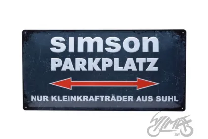 NAME BOARD, SIMSON PARKPLATZ