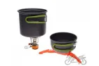 COOKING DINING SET WITH GAS BURNER, OUTDOOR - CAMPING - HIKING
