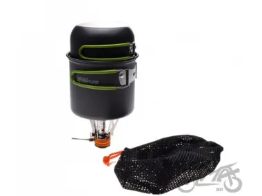 COOKING DINING SET WITH GAS BURNER, OUTDOOR - CAMPING - HIKING