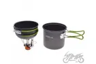 COOKING DINING SET WITH GAS BURNER, OUTDOOR - CAMPING - HIKING