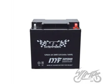 BATTERY 12N24-3A WM MOTOR 12 VOLT