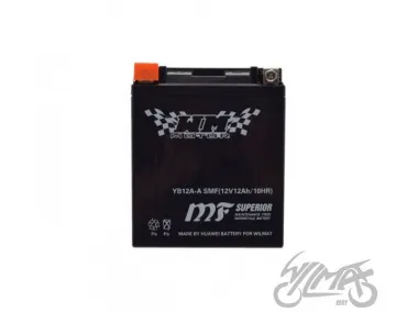 BATTERY YB12A-A WM MOTOR 12 VOLT SMF