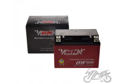 BATTERY WTZ14S ( YTZ14S ) (GEL) WM MOTOR 12 VOLT