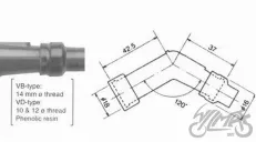 VB05F SPARK PLUG CAP NGK