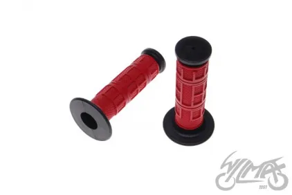 GRIPS, HANDLEBAR BLACK/RED